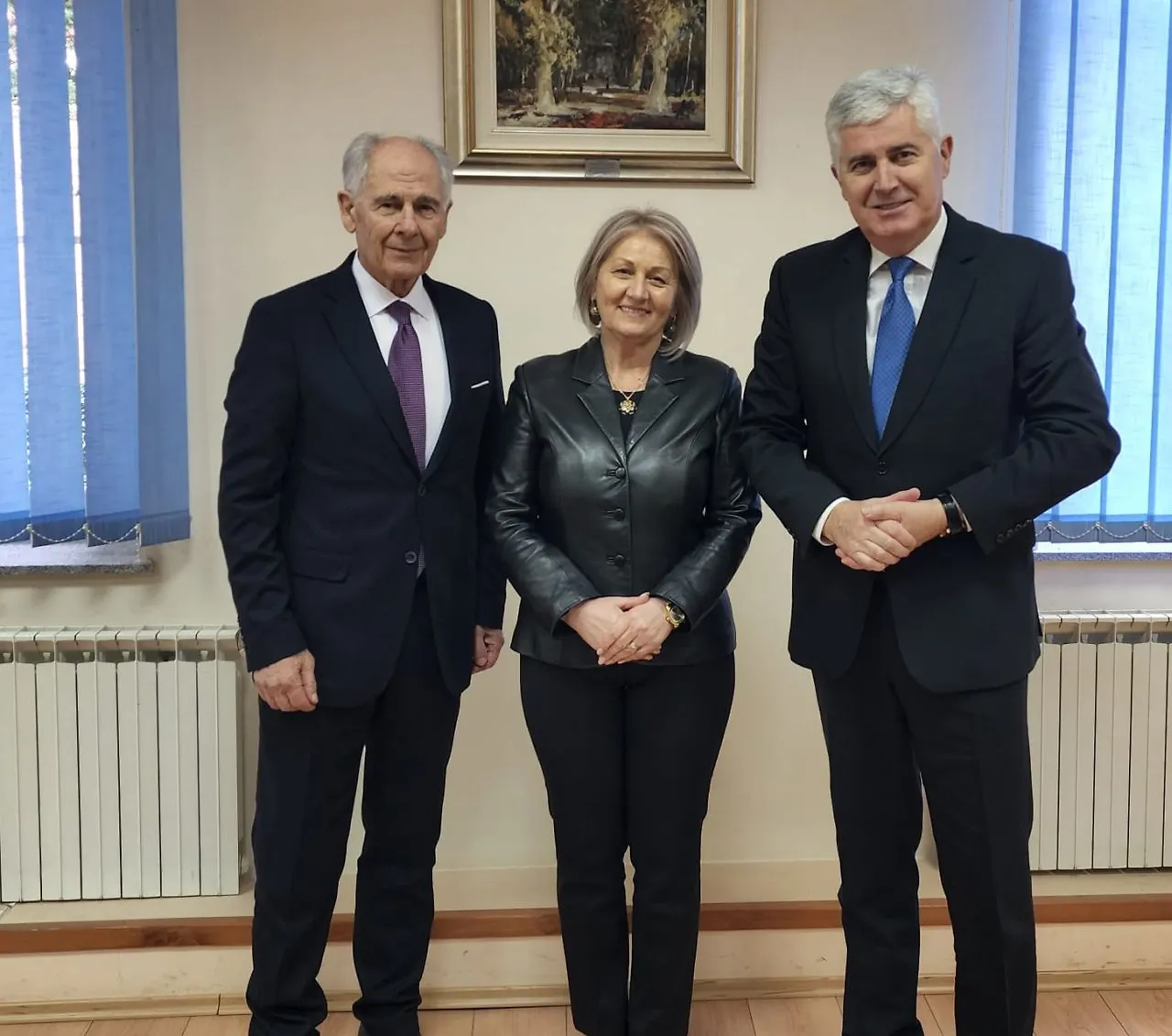 Chairwoman Krišto Met with President of Croatian Academy of Science and Arts in BIH and Attended Assembly Session

