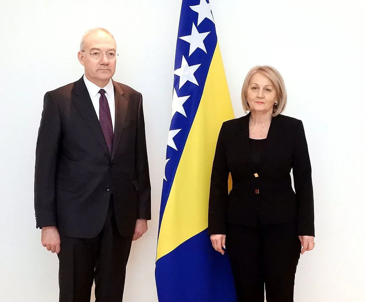 Chairwoman Krišto with Ambassador of Turkey in BIH Girgin