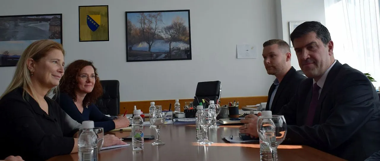 Generalni tajnik VM BiH Vidović razgovarao sa šeficom Političkog odjela EUSR-a  Tomasinec o jačanju suradnje 