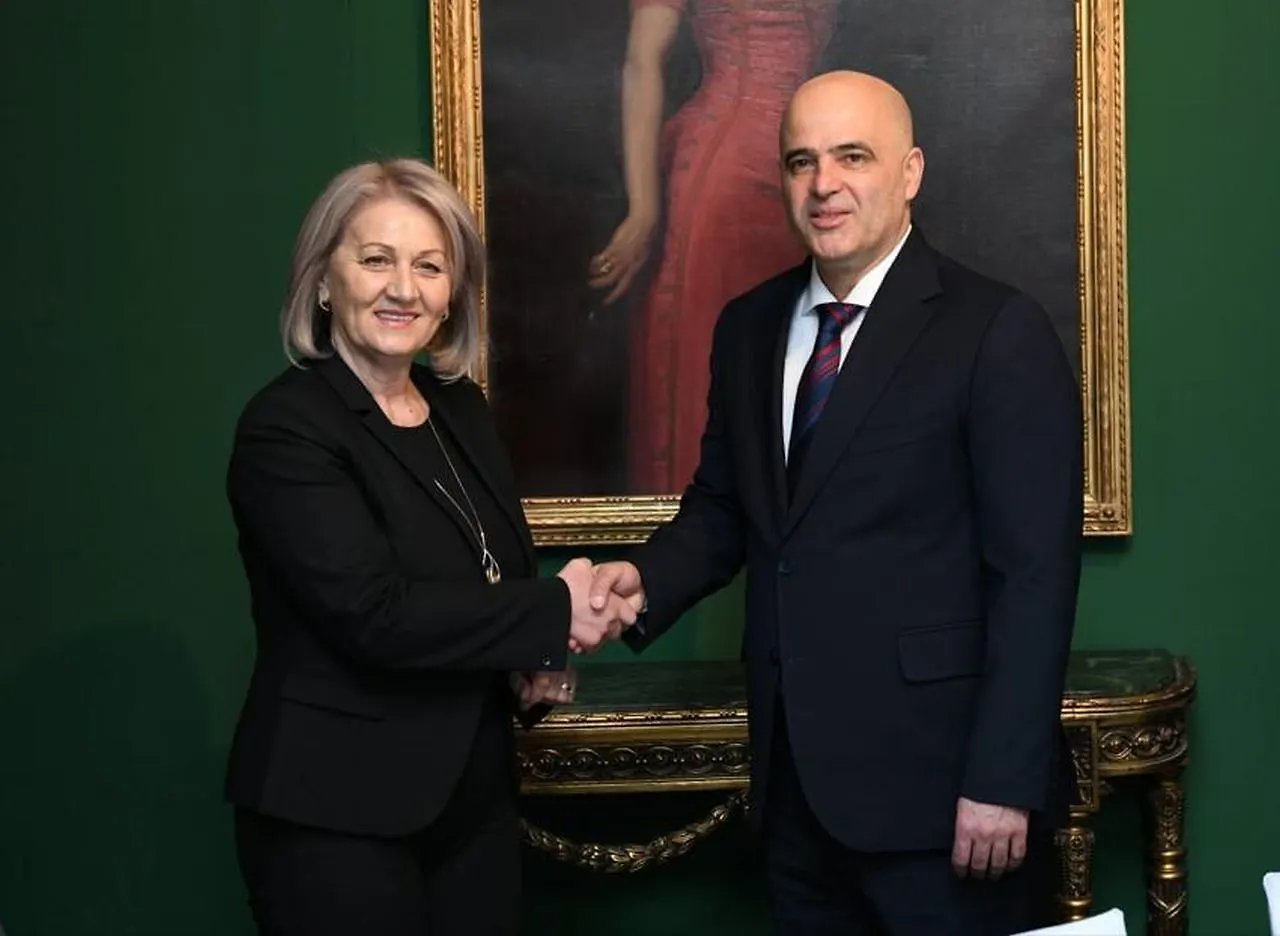 Chairwoman Krišto in Meeting with Prime Minister Kovačevski