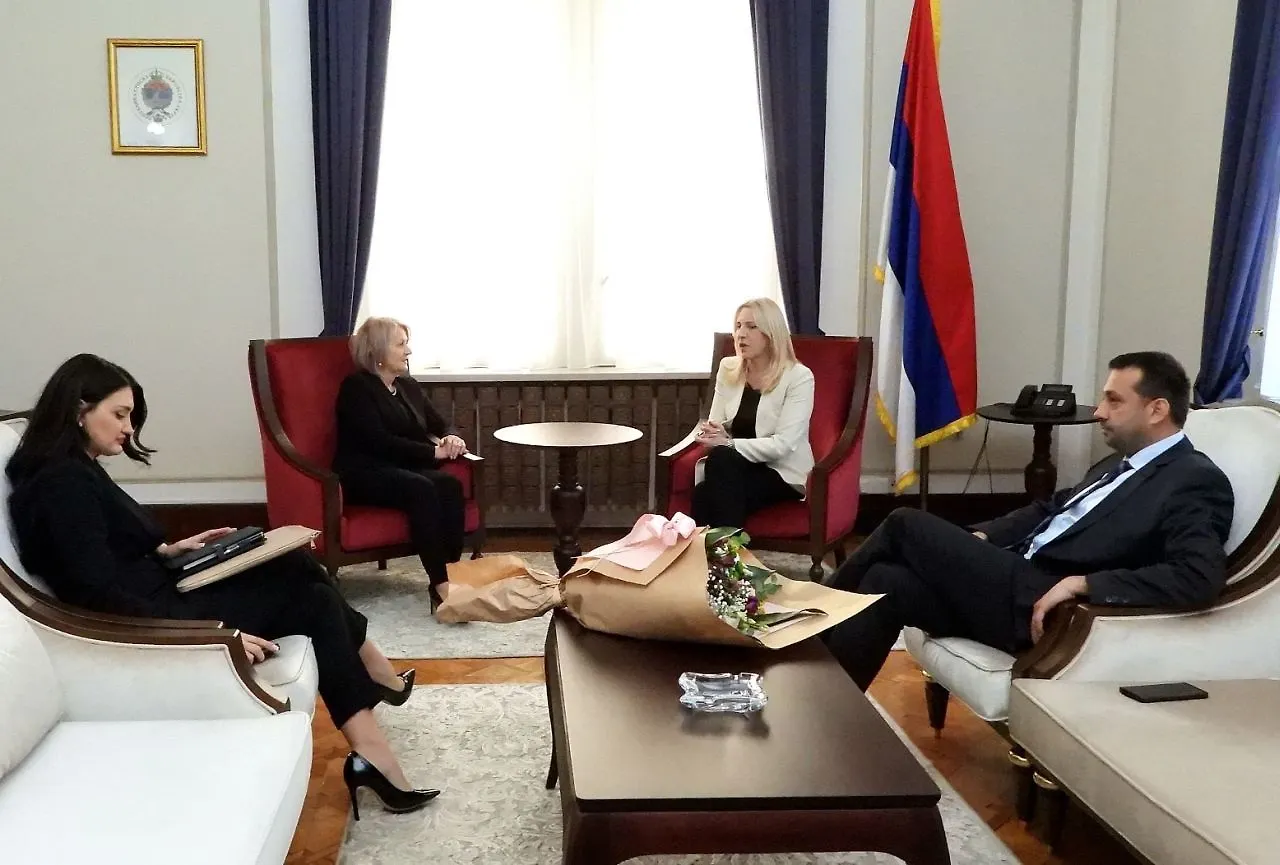 Chairwoman Krišto Meets withf BIH Presidency Chair Cvijanović