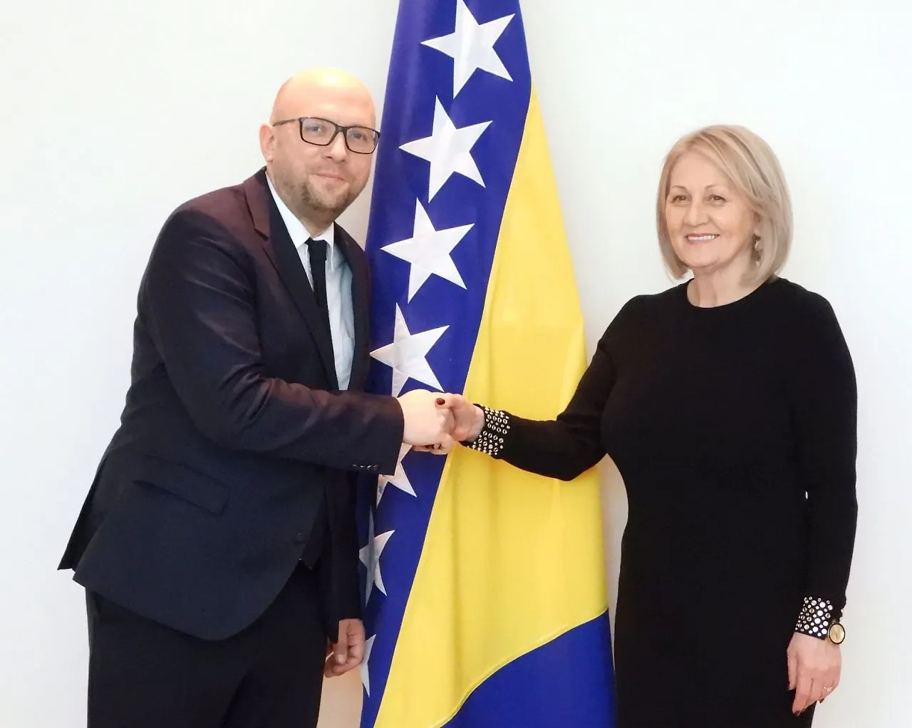 Chairwoman Krišto with Special Envoy of German Government Sarrazin