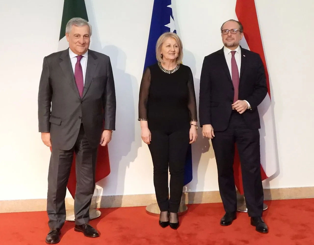 Chairwoman Krišto Talks with Foreign Ministers of Austria and Italy