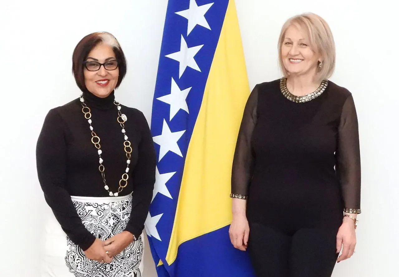 Chairwoman Krišto Talks with Ambassador of the United Arab Emirates