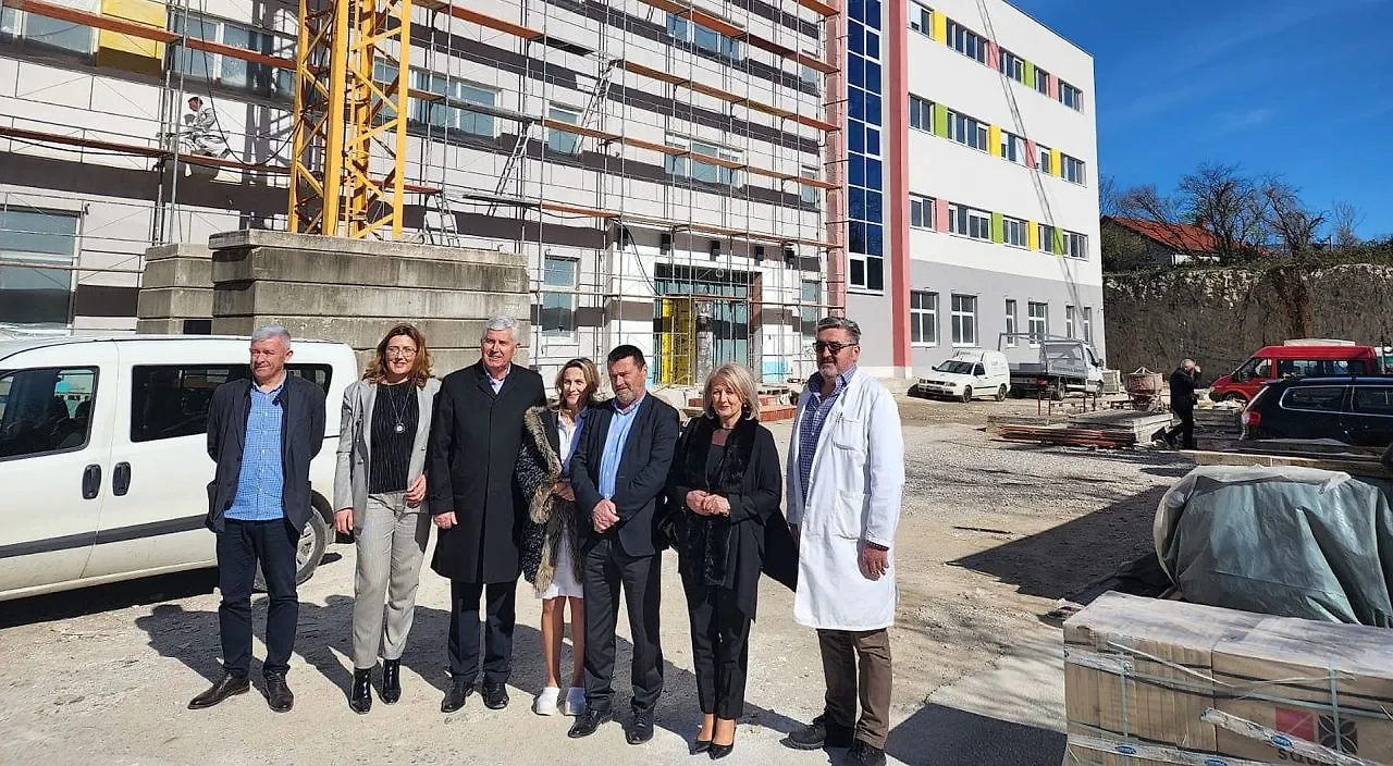 Chairwoman Krišto Visits New Paediatrics Construction Site in Mostar