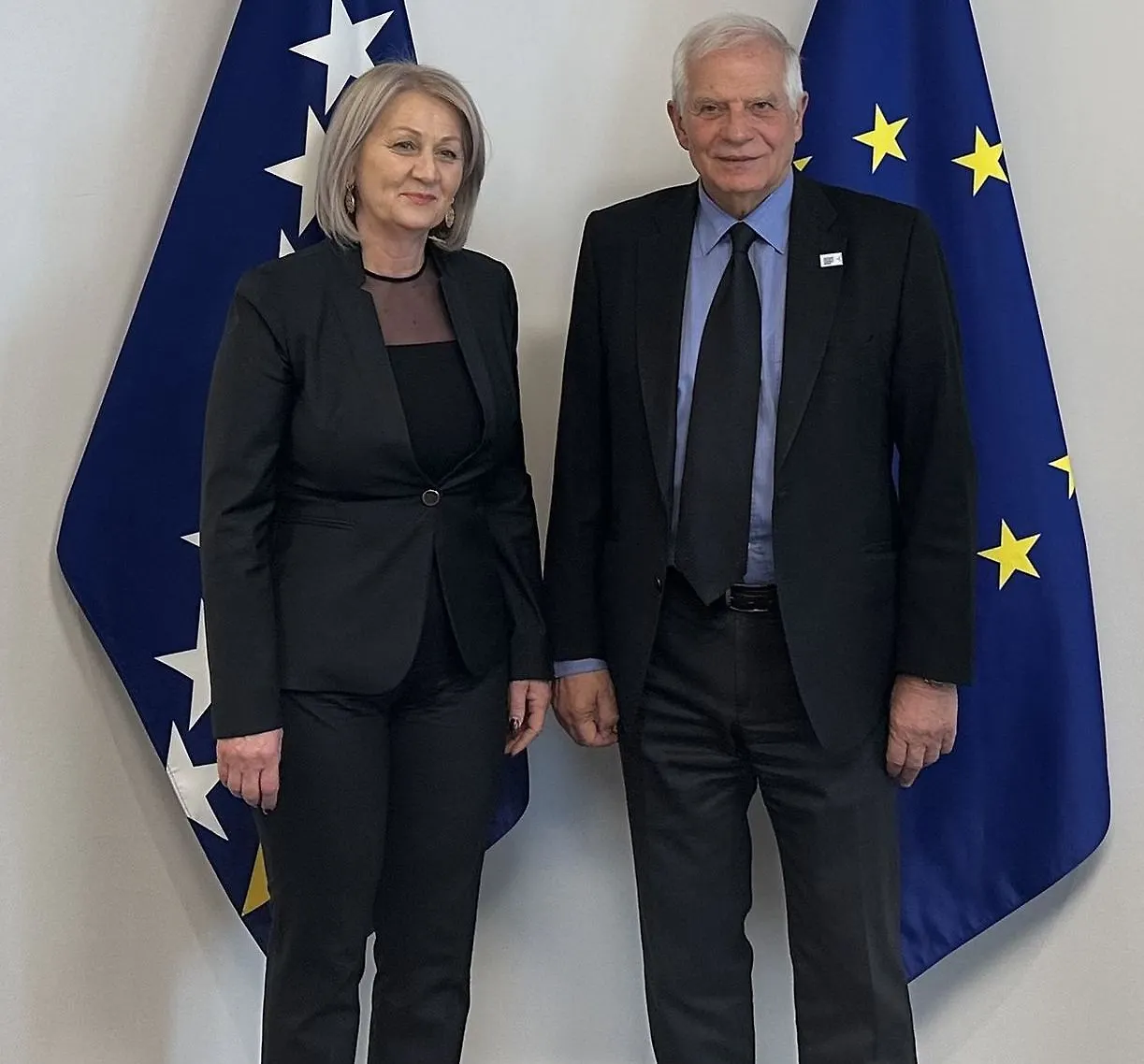 Chairwoman Krišto with EU High Representative Borrell