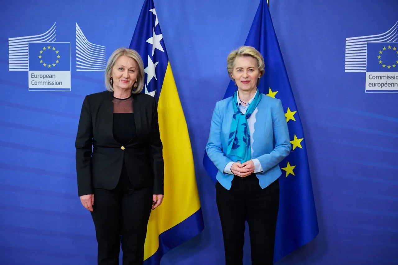 Chairman Krišto with EC President Von der Leyen
