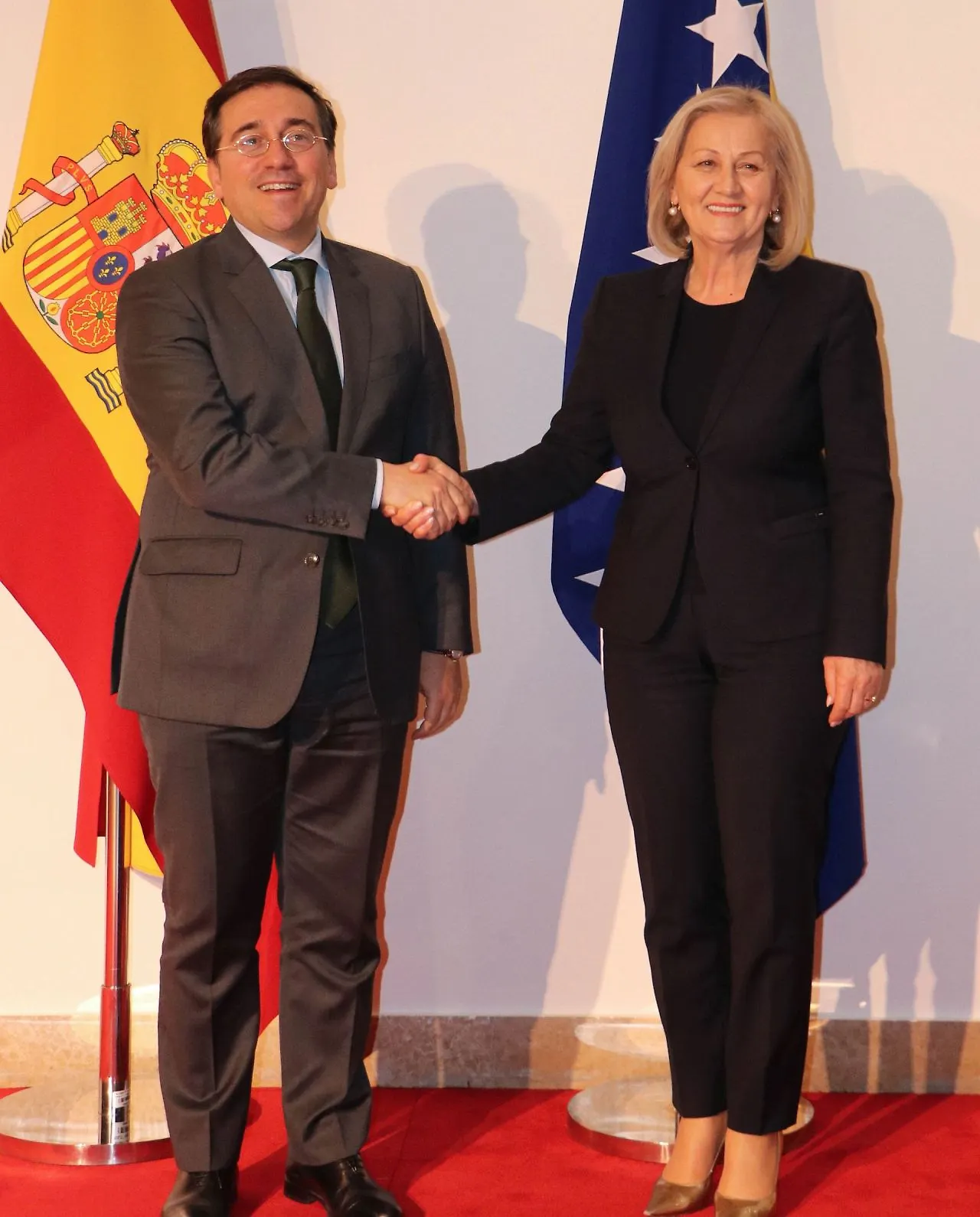 Chairwoman Krišto Talks with Foreign Minister of Spain Bueno