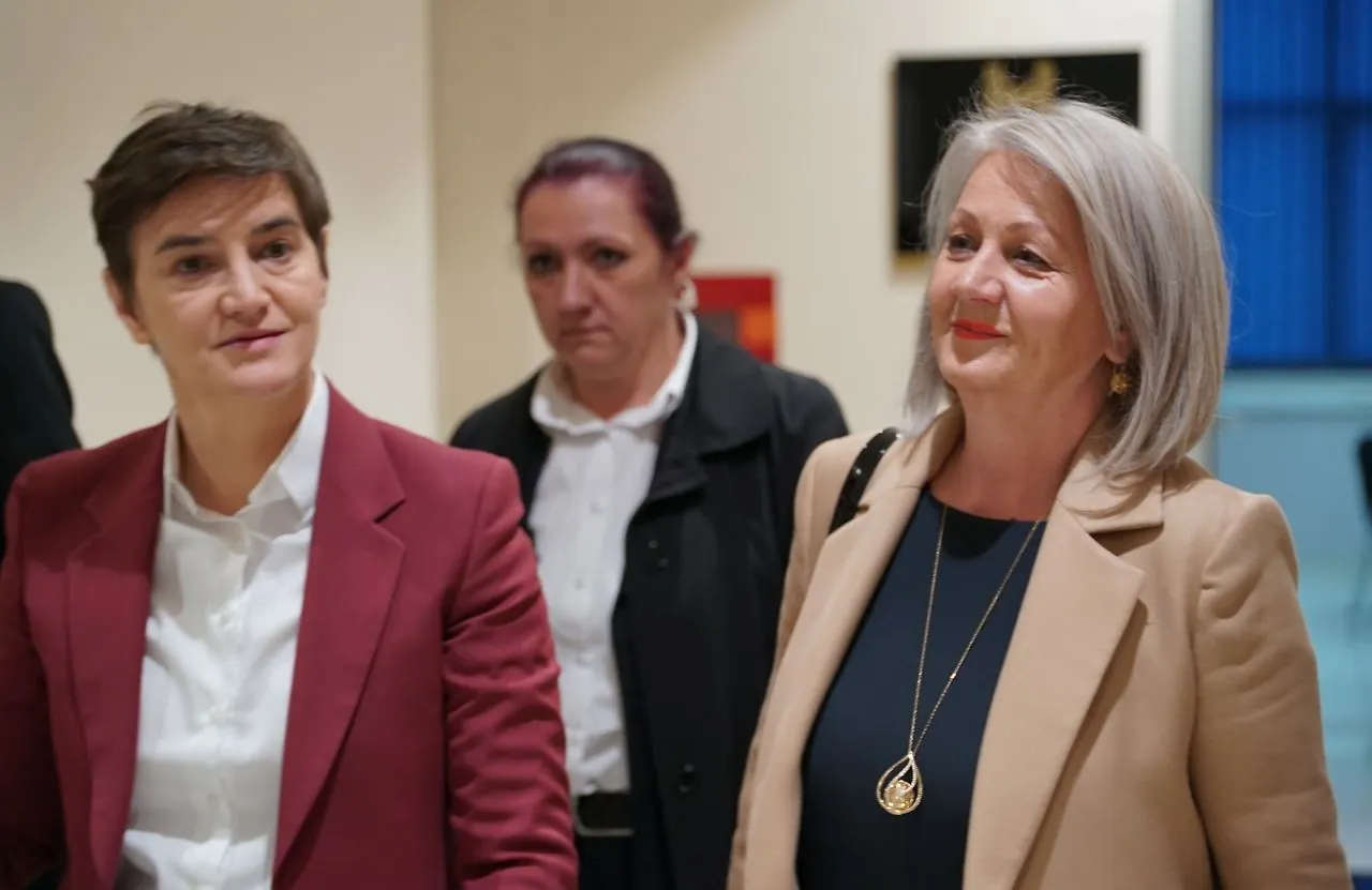 Chairwoman Krišto with President of Government of Serbia Brnabić