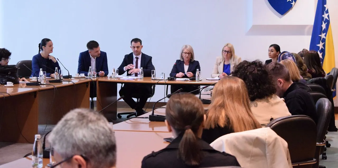 Konferencija za medije predsjedateljice Krišto povodom 100 dana rada Vijeća ministara BiH (AUDIO)