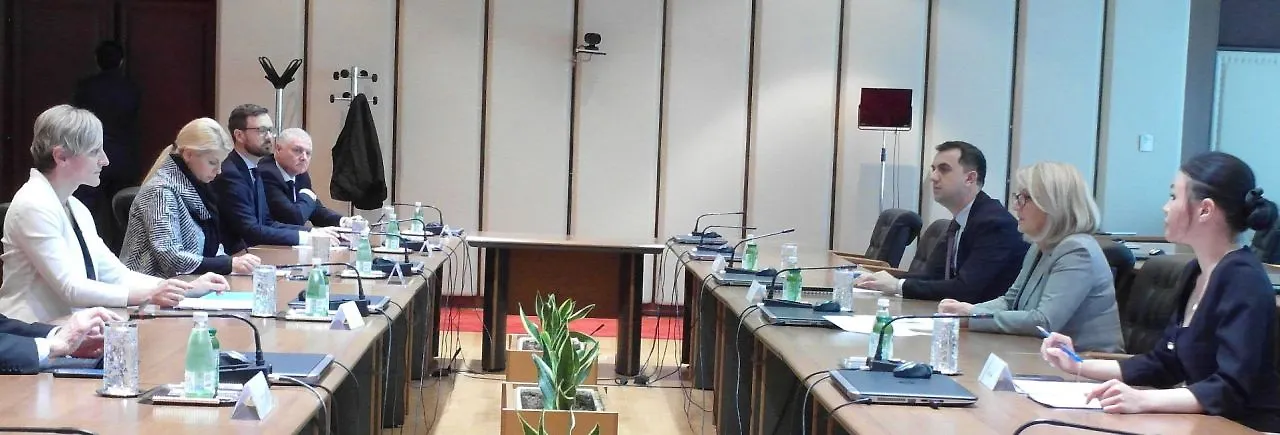 Predsjedateljica Krišto sa šeficom Misije MMF-a za BiH Iancu