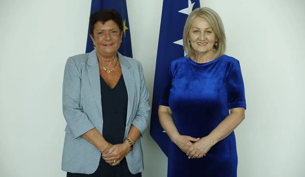 Chairwoman Krišto Receives Ambassador Toudic in Farewell Visit
