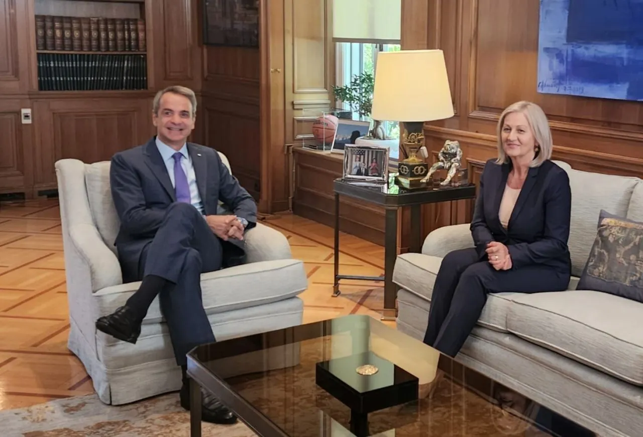 Chairwoman Krišto in Talks with Greek Prime Minister Mitsotakis