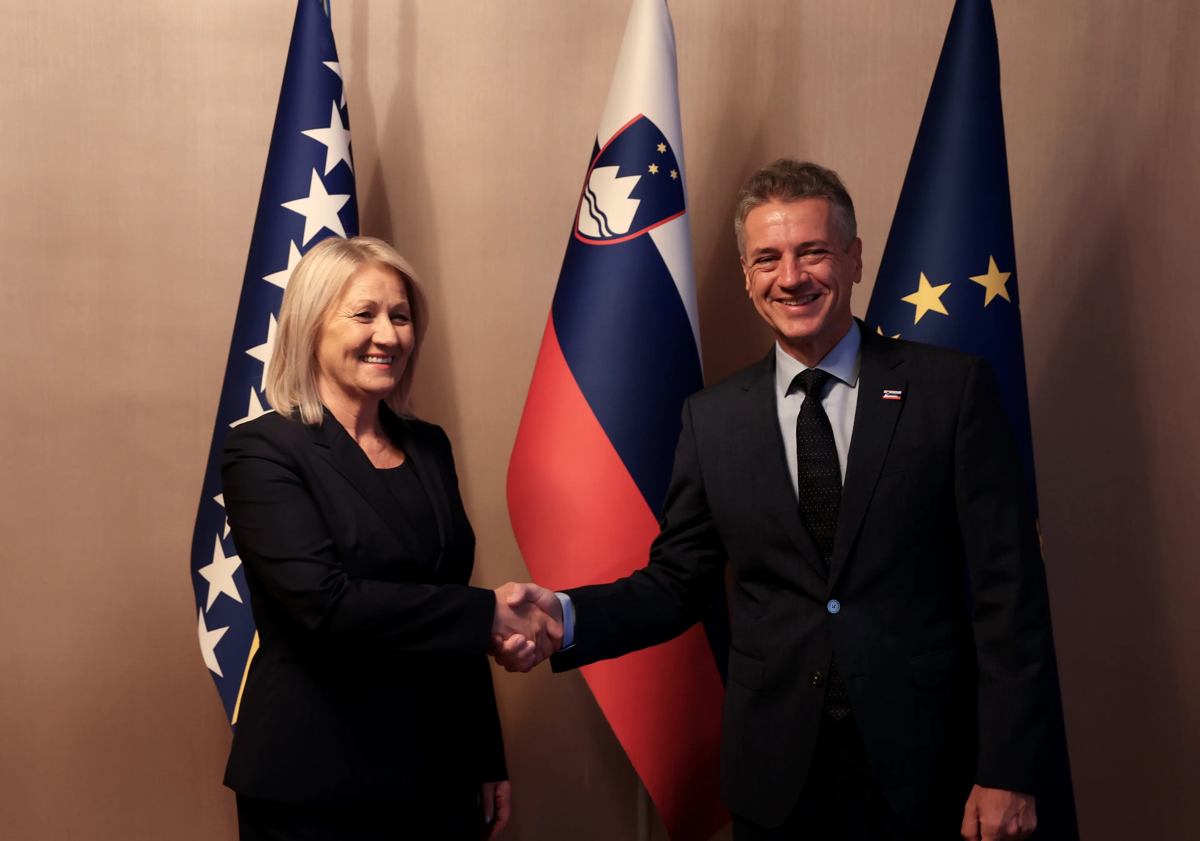 Chairwoman Krišto Meets with Prime Minister Golob 
on the Eve of the Bled Strategic Forum
