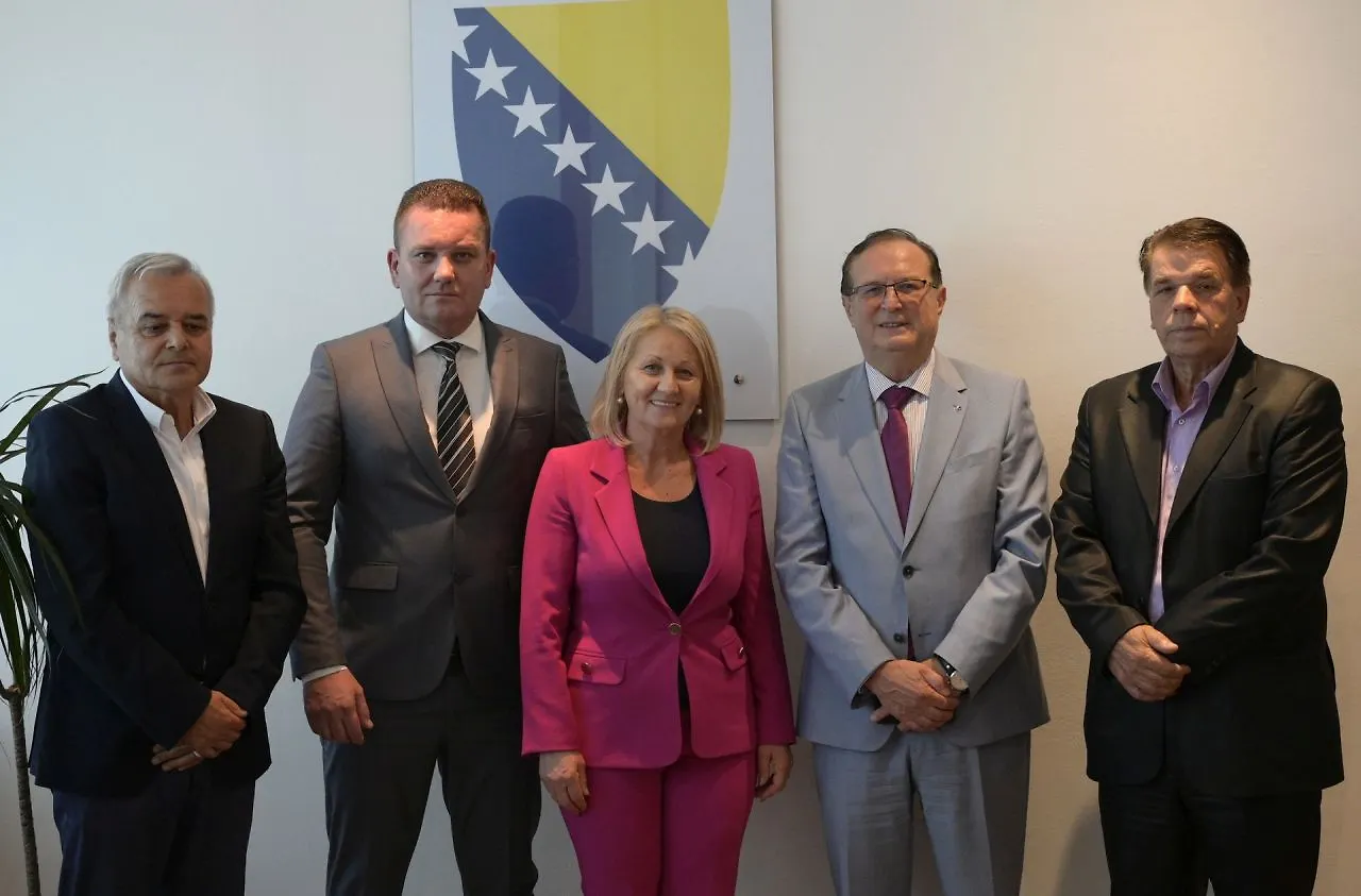 Chairwoman Krišto with Delegation of Red Cross of BIH
