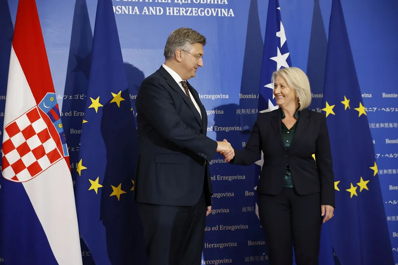 Krišto – Plenković Meeting