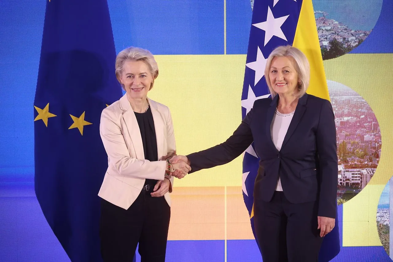 Chairwoman Krišto with EC President Von der Leyen: Future of BIH is in EU