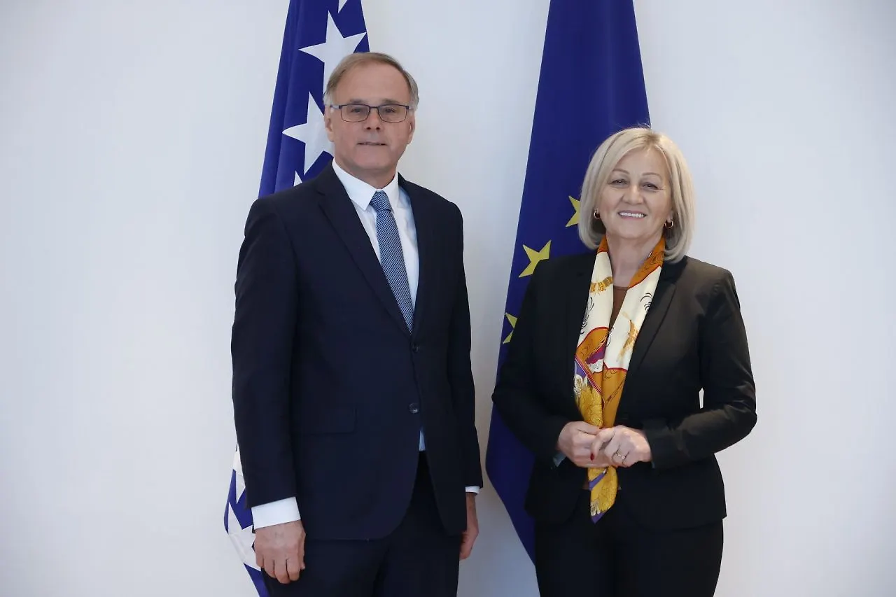 Chairwoman Krišto with EBRD Delegation