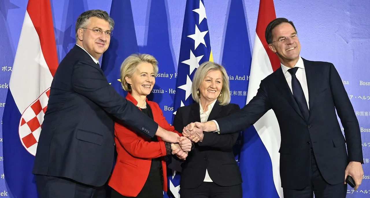 Izaslanstvo VMBiH razgovaralo s predsjednicom EK i premijerima Hrvatske i Nizozemske