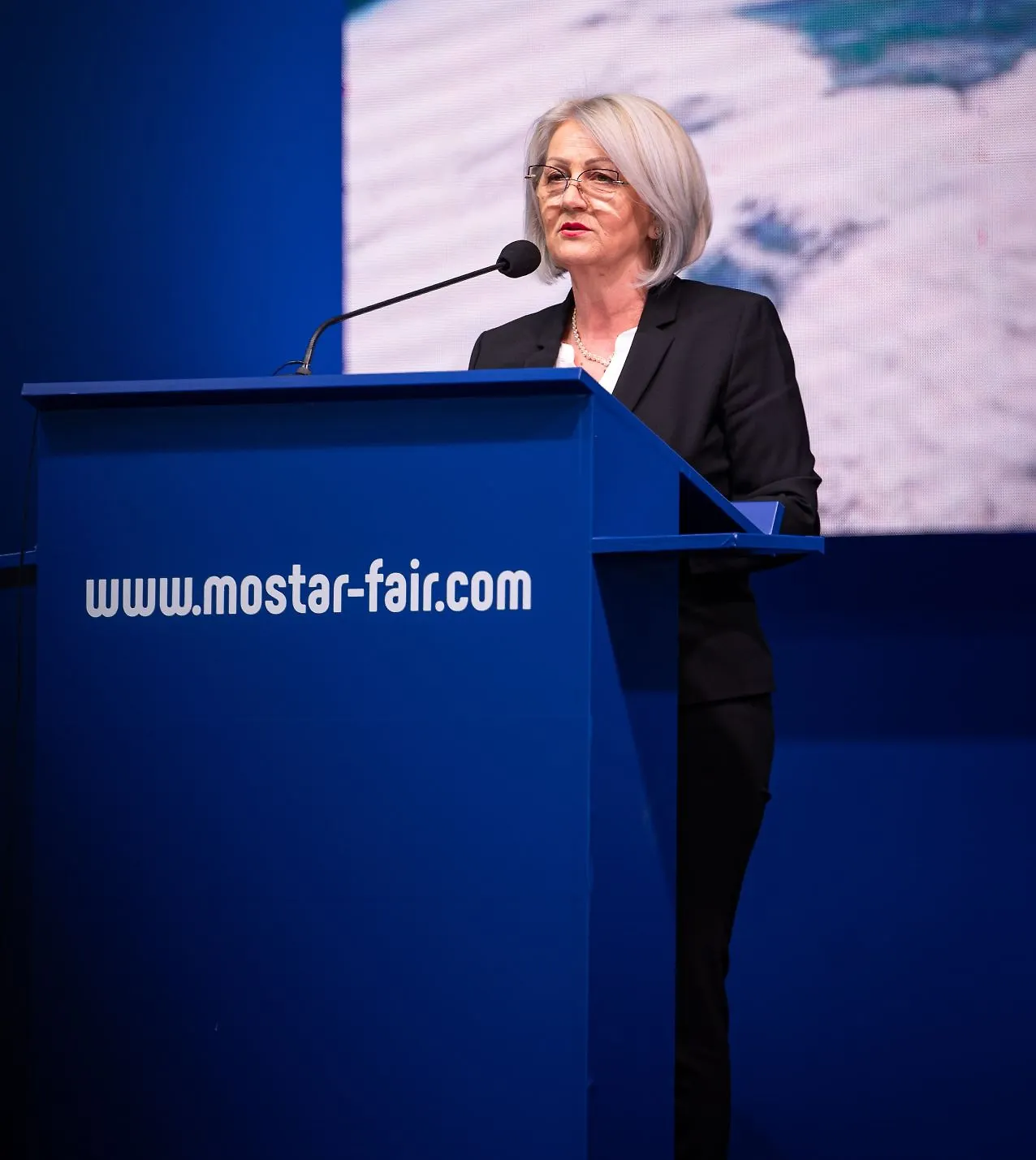 Предсједавајућа Савјета министара БиХ Борјана Кришто на свечаном отворењу 26. Међународног сајма привреде у Мостару

