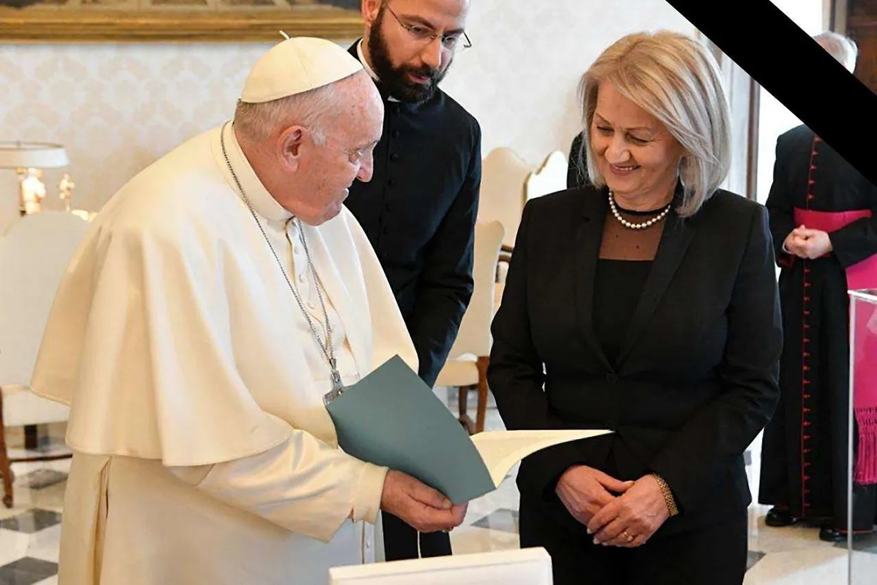 Телеграм саучешћа предсједавајуће Кришто поводом смрти папе Фрање 