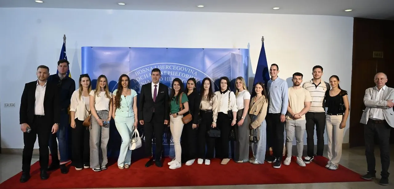 Generalni tajnik Vidović ugostio studente Pravnog fakulteta Sveučilišta u Sarajevu