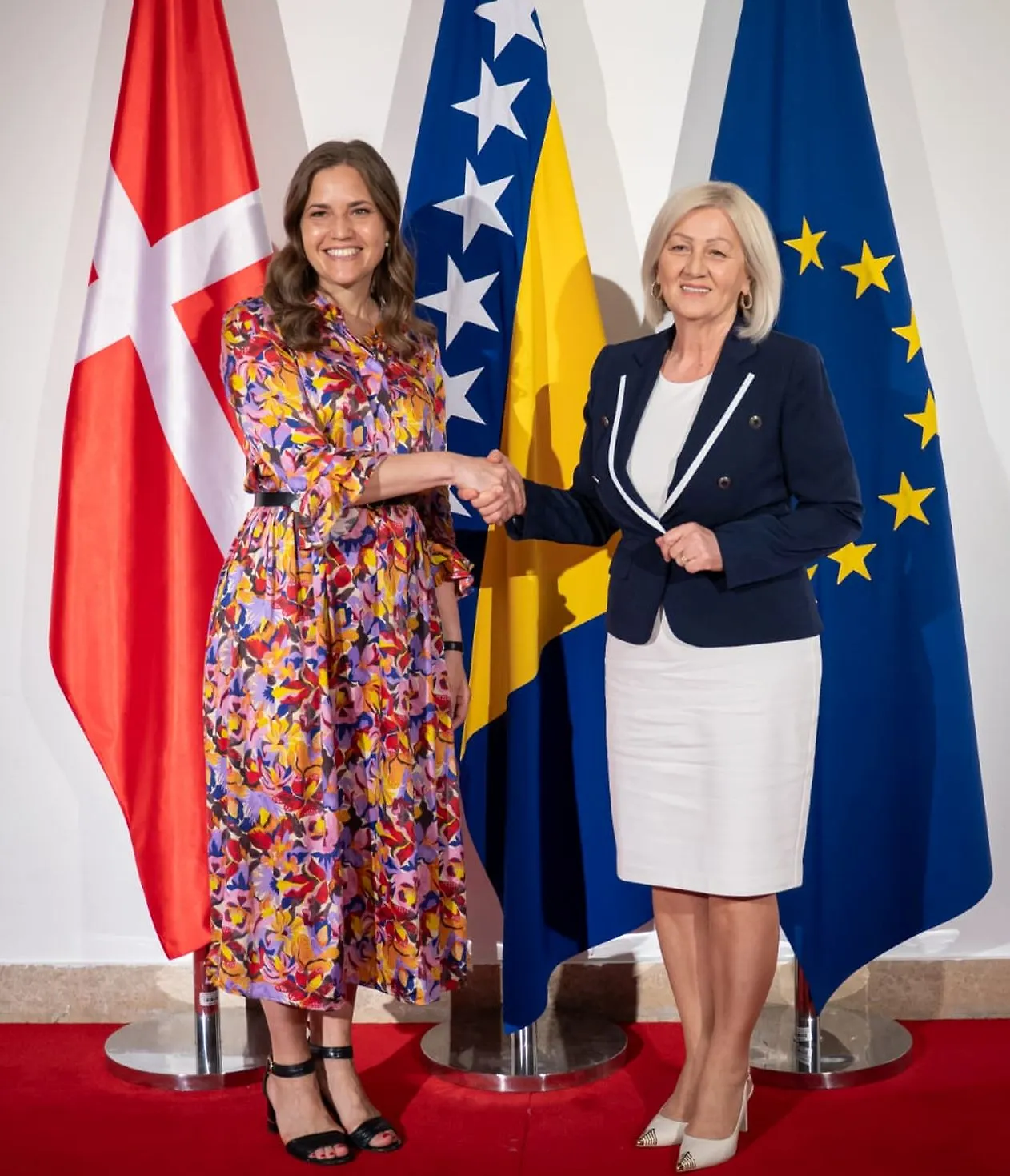 Предсједавајућа Савјета министара БиХ Борјана Кришто састала се с министарком европских послова Краљевине Данске Мари Бјер 