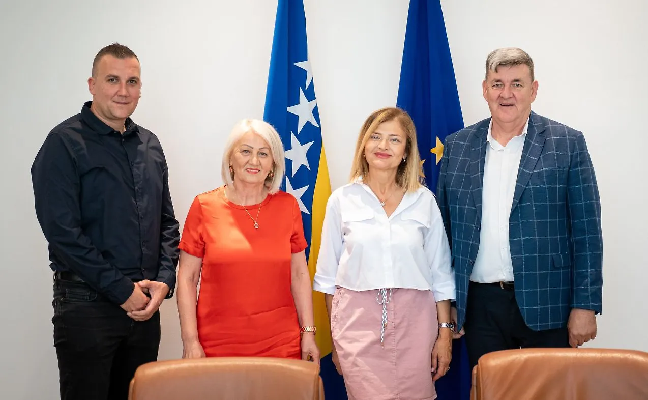 Предсједавајућа Кришто састала се с представницима репрезентативних синдиката у институцијама БиХ

