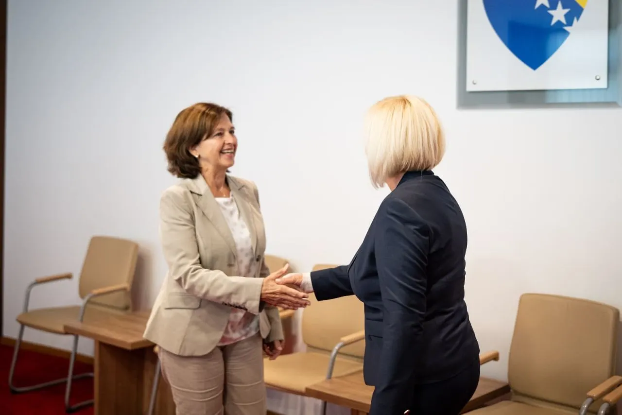 Предсједавајућа Кришто у наступну посјету примила директорицу ЕБРД-а за Аустрију, БиХ, Кипар, Израел, Казахстан и Малту 