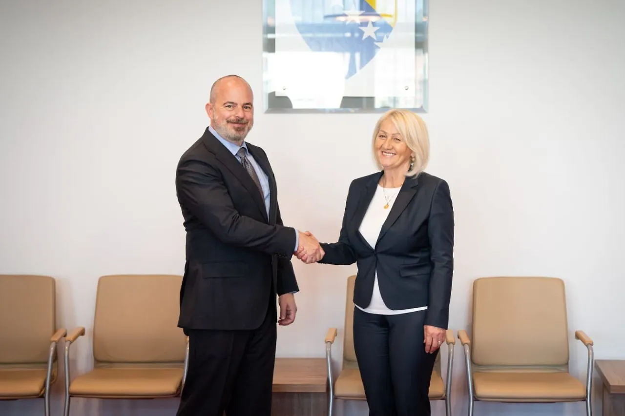 Предсједавајућа Кришто примила у наступну посјету новог отправника послова САД-а у БиХ Гинкела