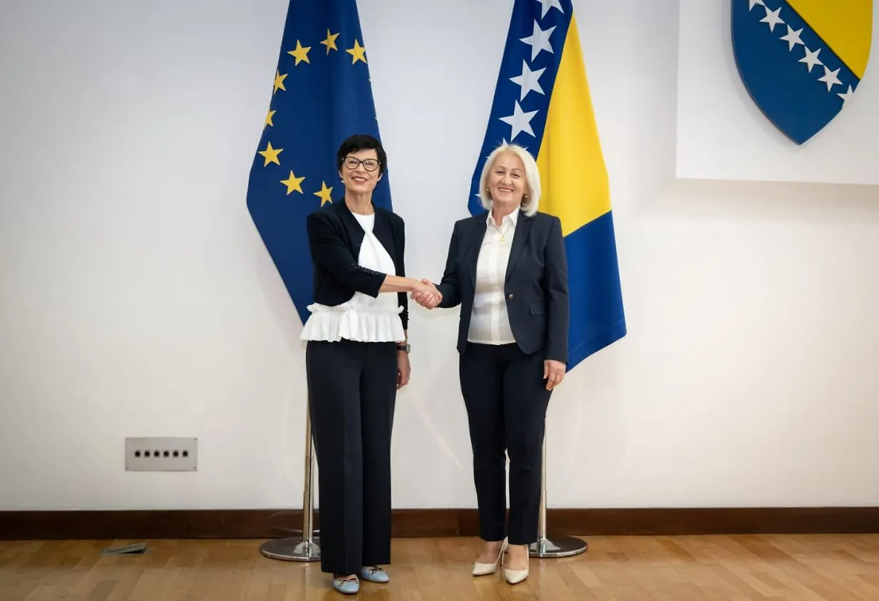 Састанак предсједавајуће Кришто и комесарке Кос 