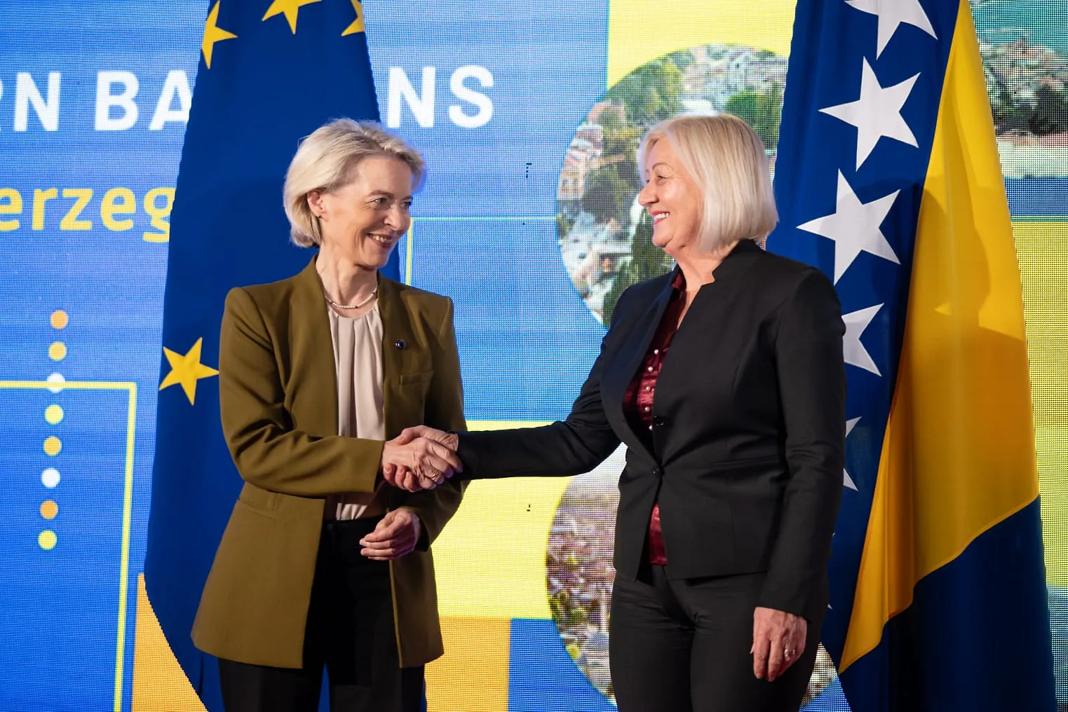 Састанак предсједавајуће Борјане Кришто и предсједнице Европске комисије Урсуле фон дер Лајен 