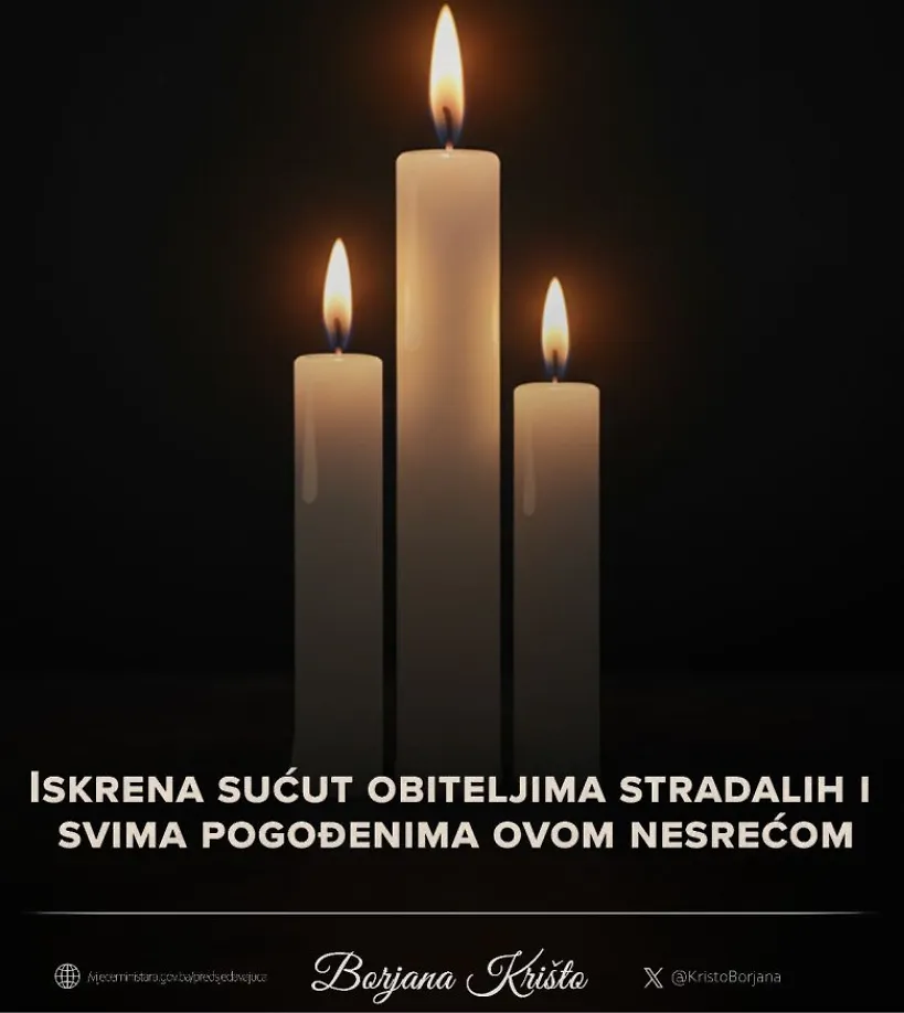 Предсједавајућа Кришто изразила саучешће породицама страдалих у пожару у Тузли