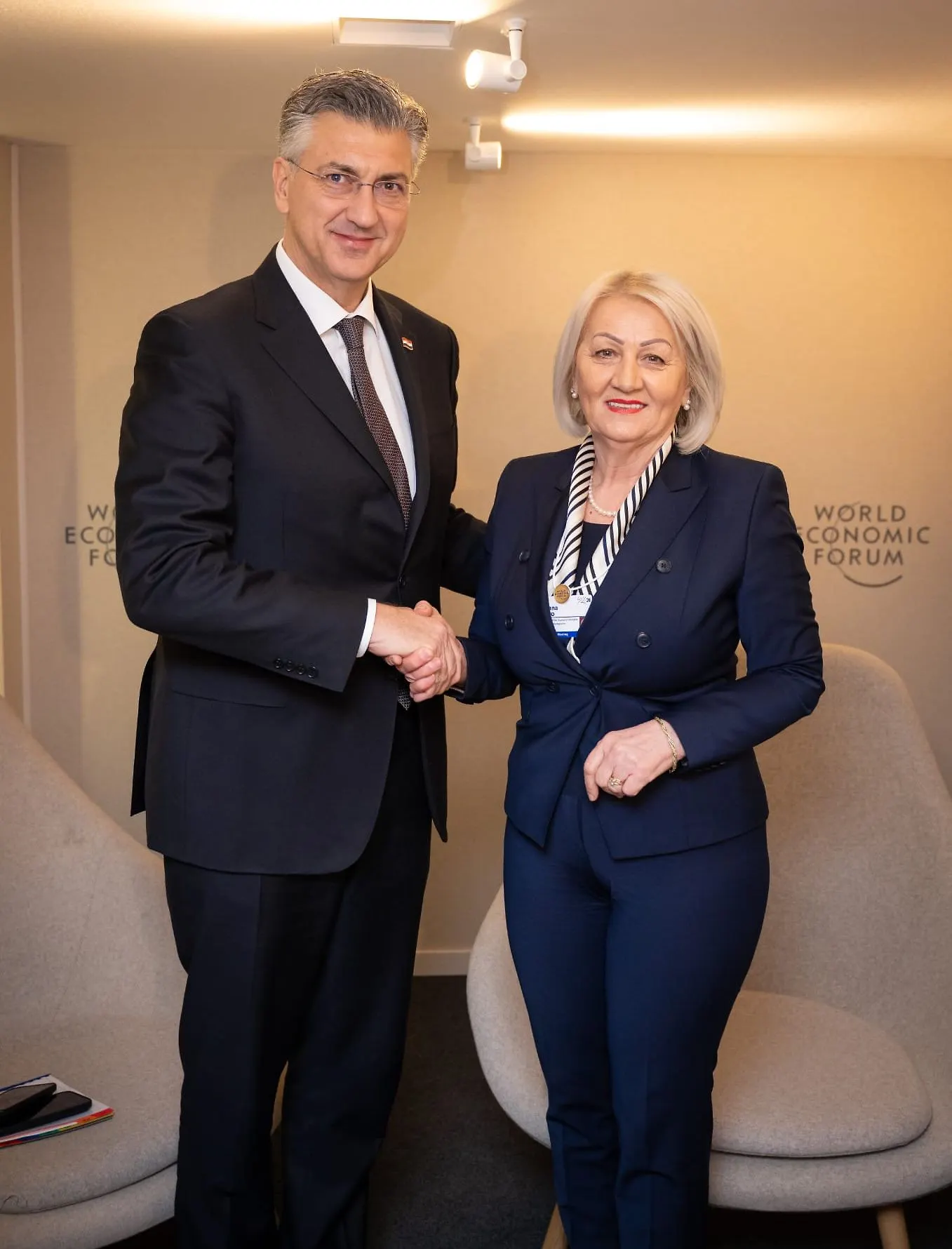 Предсједавајућа СМ БиХ Борјана Кришто на WEF-у у Давосу