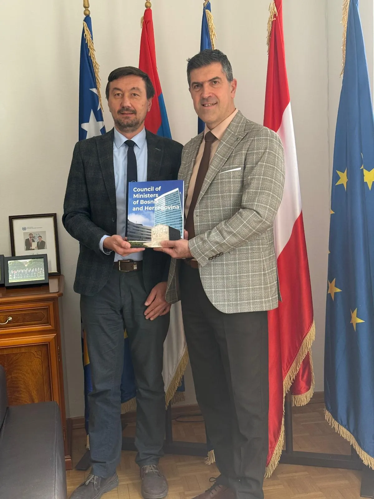 Generalni tajnik VM BiH Vidović posjetio Veleposlanstvo BiH u Beču 