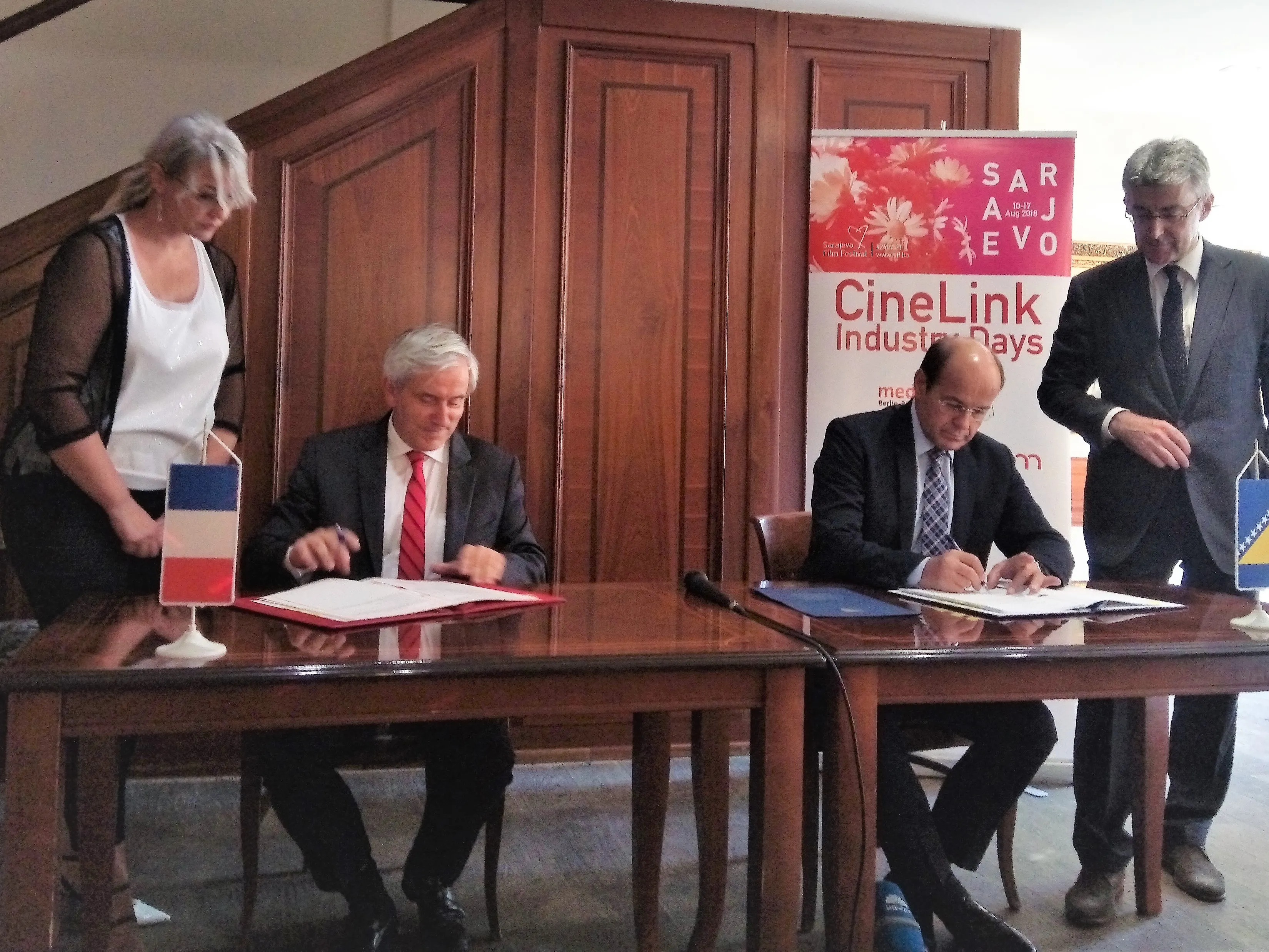 Потписан  Споразум о сарадњи у области кинематографске копродукције између Босне и Херцеговине и  Републике Француске 