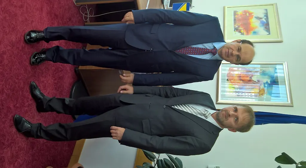 Ministar Adil Osmanović primio novoimenovanog veleposlanika BiH u Turskoj Bakira Sadovića