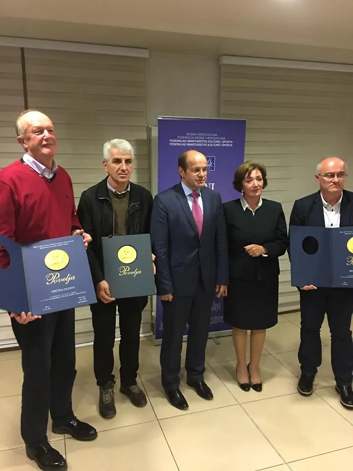 Министарству цивилних послова БиХ додјељена Повеља за допринос у очувању и обнови културно-историјског насљеђа БиХ