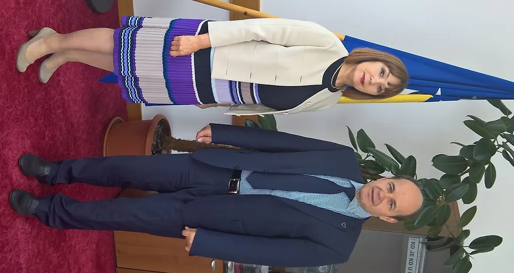 Ministar civilnih poslova BiH Adil Osmanović sa dopredsjednicom Federacije BiH Melikom Mahmutbegović