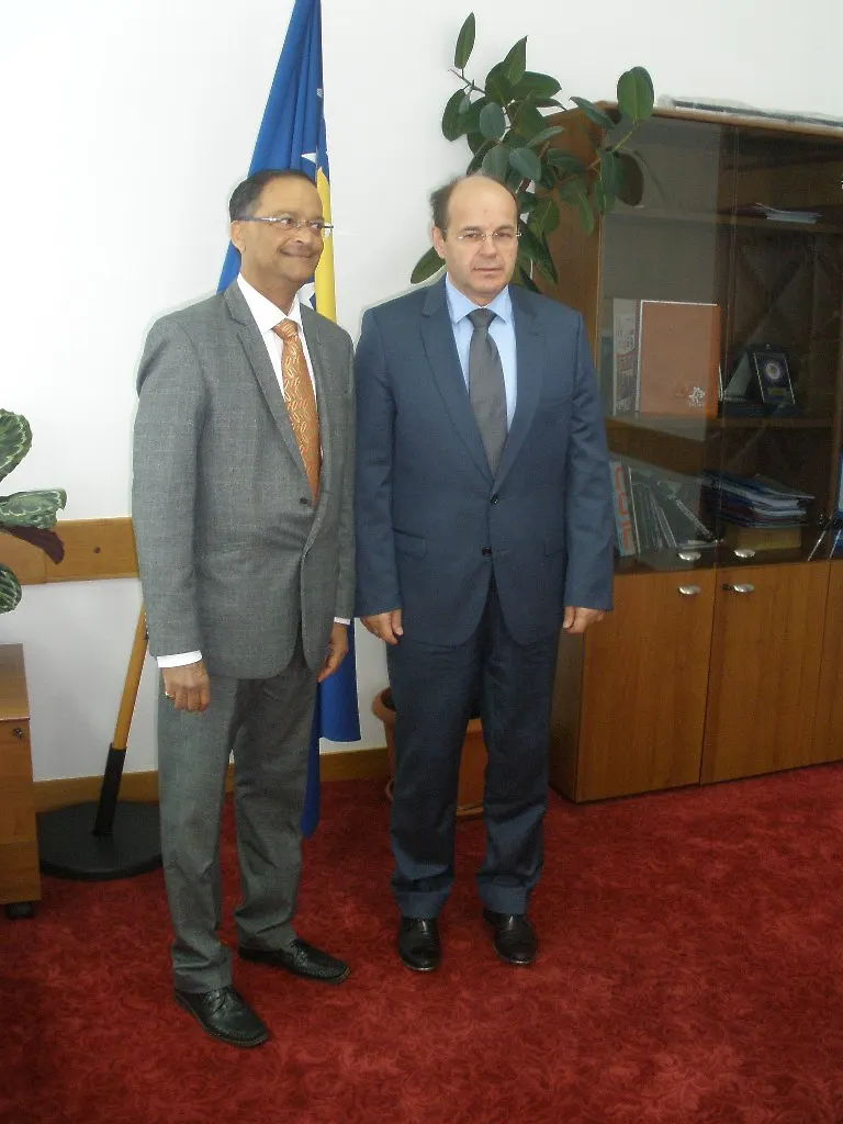 Ministar Adil Osmanović razgovarao sa nerezidentnim ambasadorom Republike Indije za BiH - Unaprijediti saradnju u kulturi i IT tehnologijama