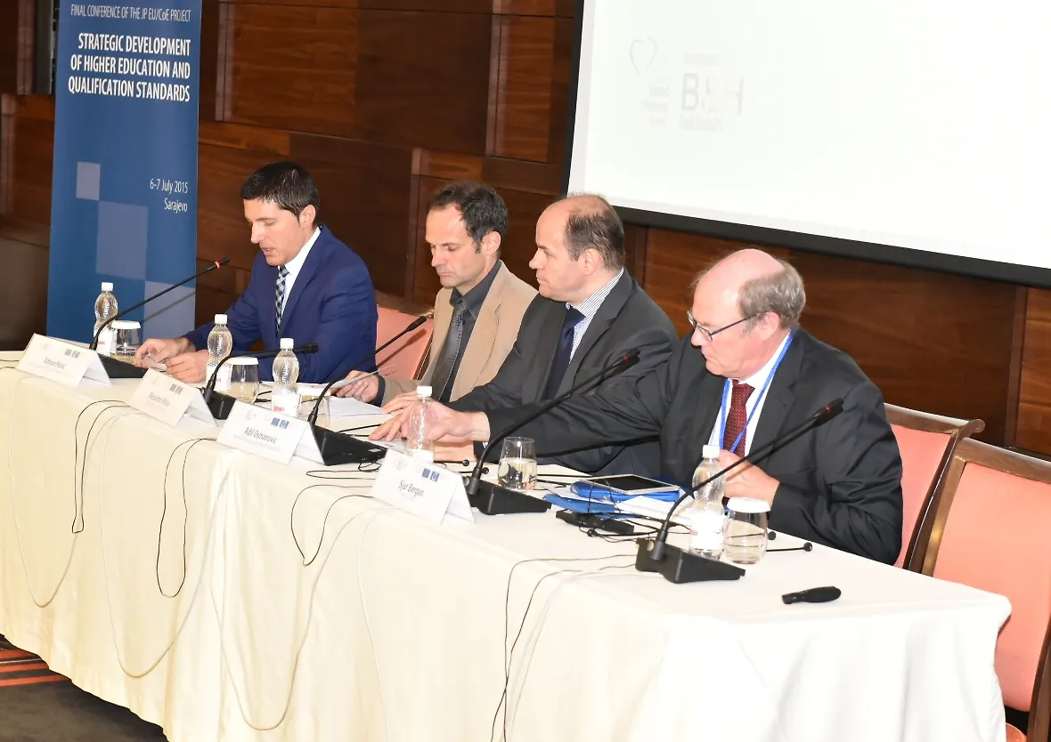 Ministar civilnih poslova BiH Adil Osmanović na Konferenciji Evropske unije i Vijeća Evrope povodom završetka zajedničkog projekta podrške strateškom razvoju visokog obrazovanja i standarda kvalifikacija u BiH