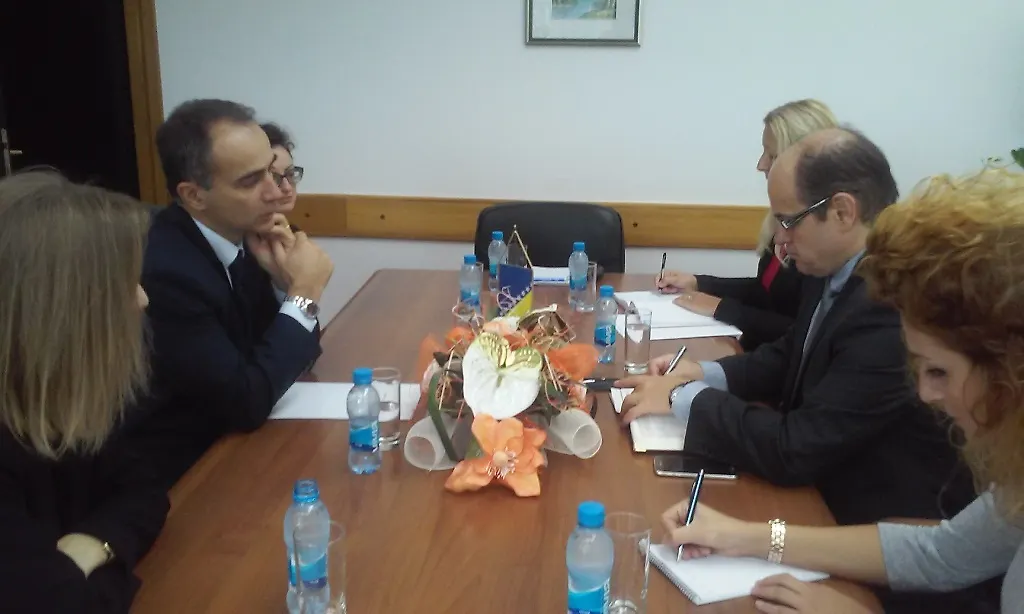 Ministar civilnih poslova Adil Osmanović razgovarao sa veleposlanikom Italije u BIH Ruggerom Corriasom - Studeni, mjesec italijanske kulture u BIH 