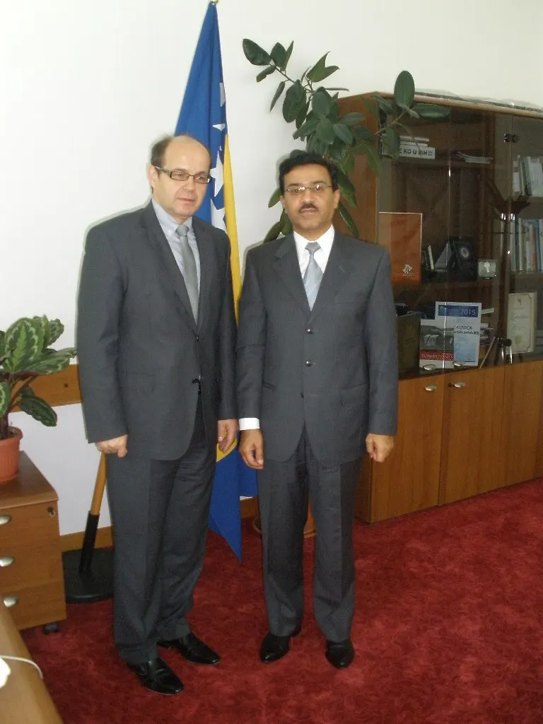 Министар Адил Османовић и амбасадор Краљевине Саудијске Арабије у БиХ Хани  А. Моминах о сарадњи двије земље - Велике могућности за унапређење односа у образовању, култури, спорту и здравству