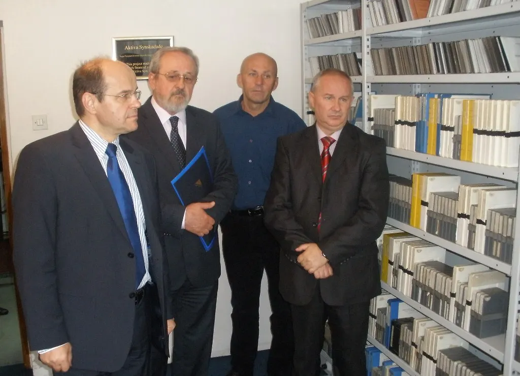 Ministar civilnih poslova Adil Osmanović posjetio Biblioteku za slijepa i slabovida lica BiH