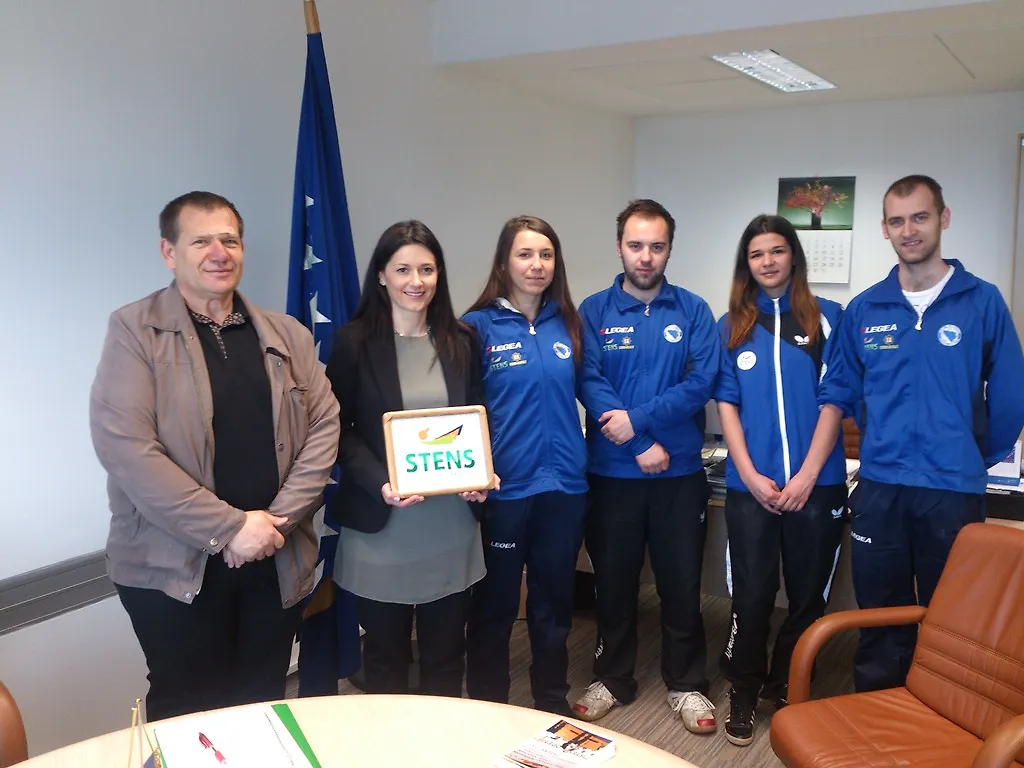 Zamjenica ministra civilnih poslova Bosne i Hercegovine Denisa Sarajlić Maglić razgovarala s delegacijom Kluba za sport i rekreaciju „STENS“ iz Sarajeva