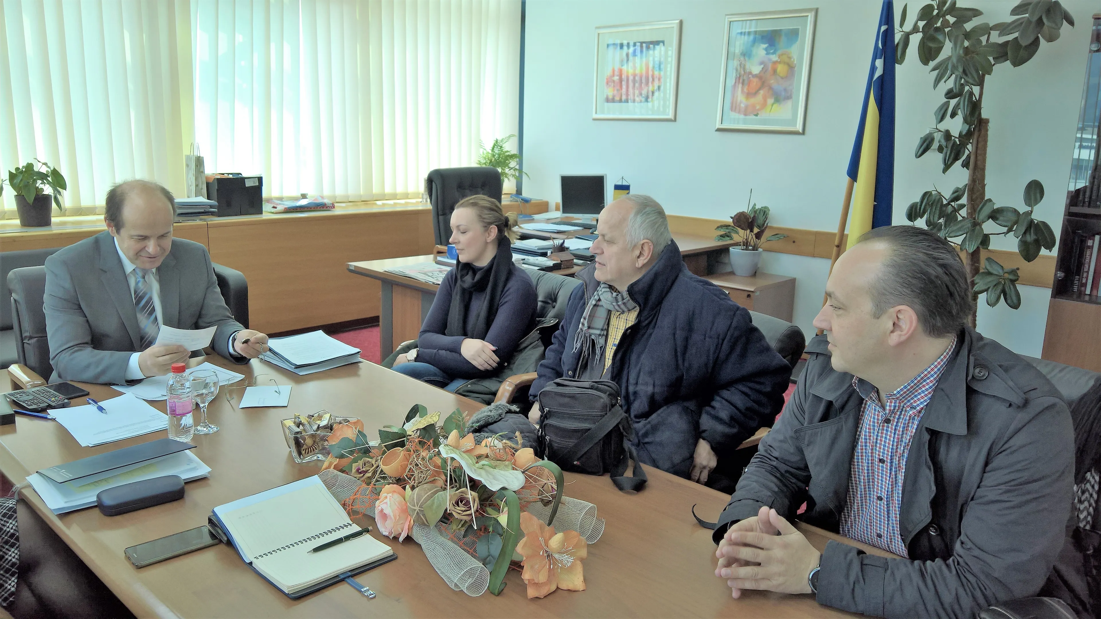 Ministar Adil Osmanović sa predstavnicima Stonoteniskog saveza BiH- Podrška države neophodna za sportske uspjehe na međunarodnom planu