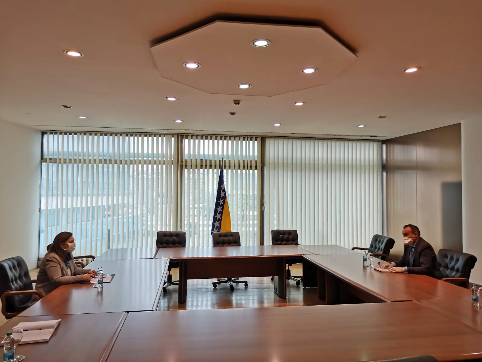  Одржан радни састанак министарке Анкице Гудељевић и представника Свјетске здравствене организације доктора Виктора Олсавског Olsavszkog