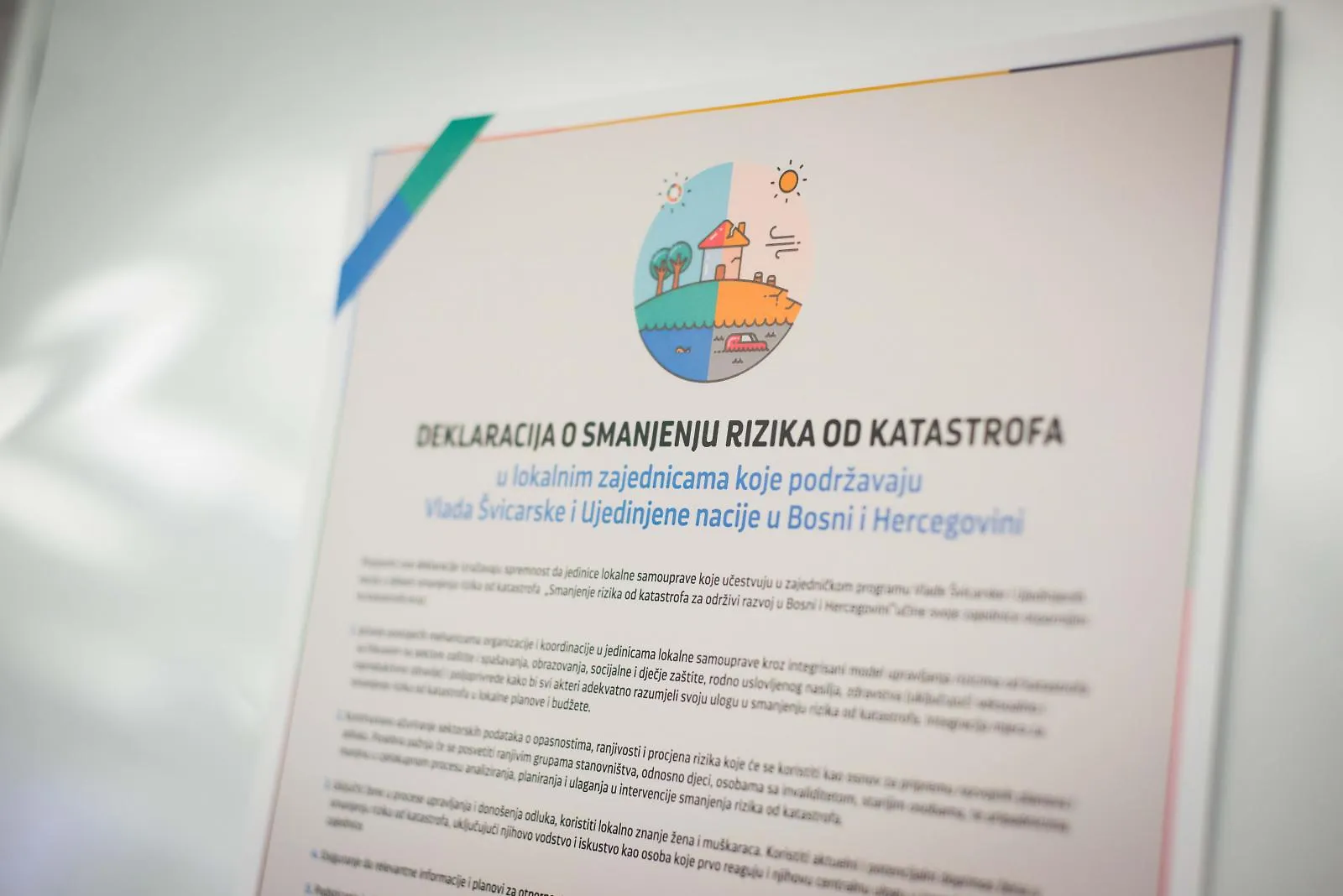 NOVE INFORMACIJA U VEZI SA CORONAVIRUSOM I PROVOĐENJEM ZAJEDNIČKOG PROGRAMA VLADE ŠVICARSKE I UN-A, O SMANJENJU RIZIKA OD KATASTROFA