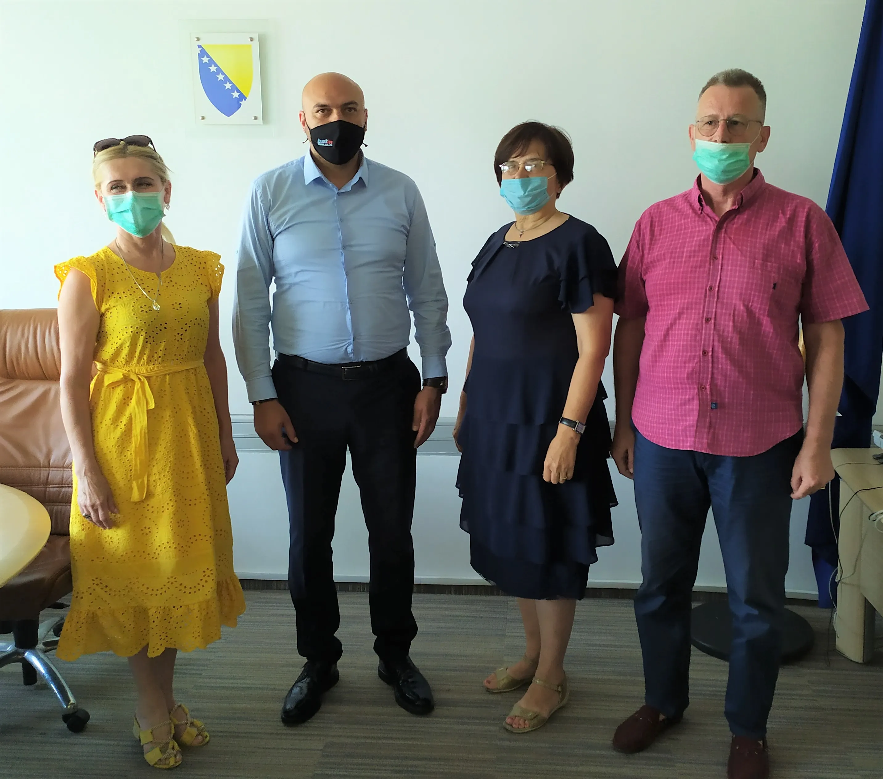 Zamjenik ministra civilnih poslova BiH Siniša Ilić primio predstavnike Asocijacije organizatora festivala folklora i tradicionalne kulture (CIOFF) za BiH