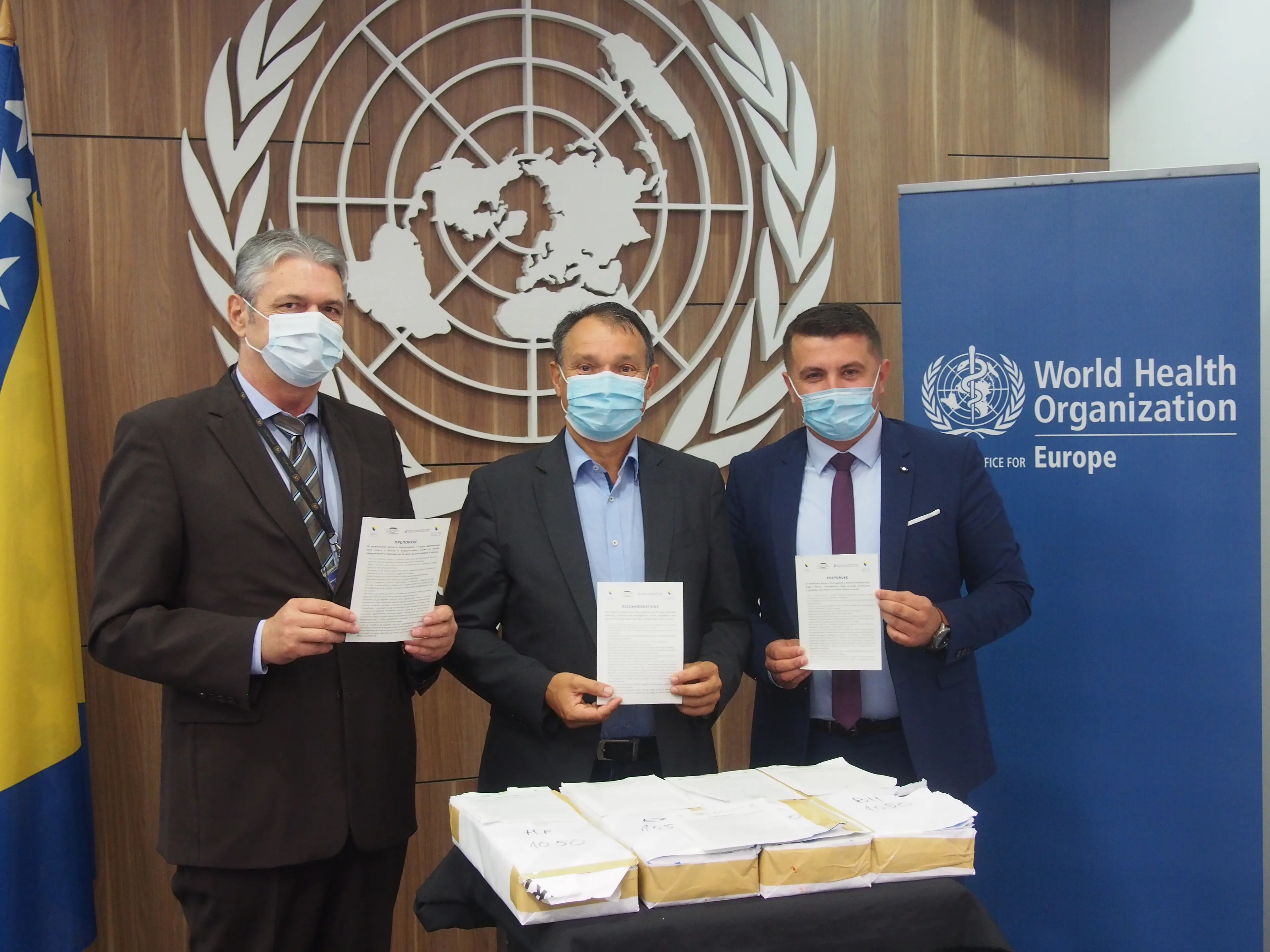 Министарство цивилних послова БиХ уручило Граничној полицији „Препоруке за држављане Босне и Херцеговине и стране држављане који улазе у Босну и Херцеговину, којих се треба придржавати у периоду од 14 дана од дана уласка у земљу“